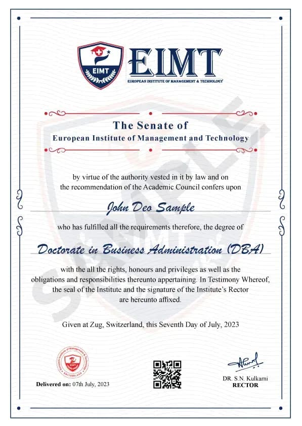 EIMT Online Certificate